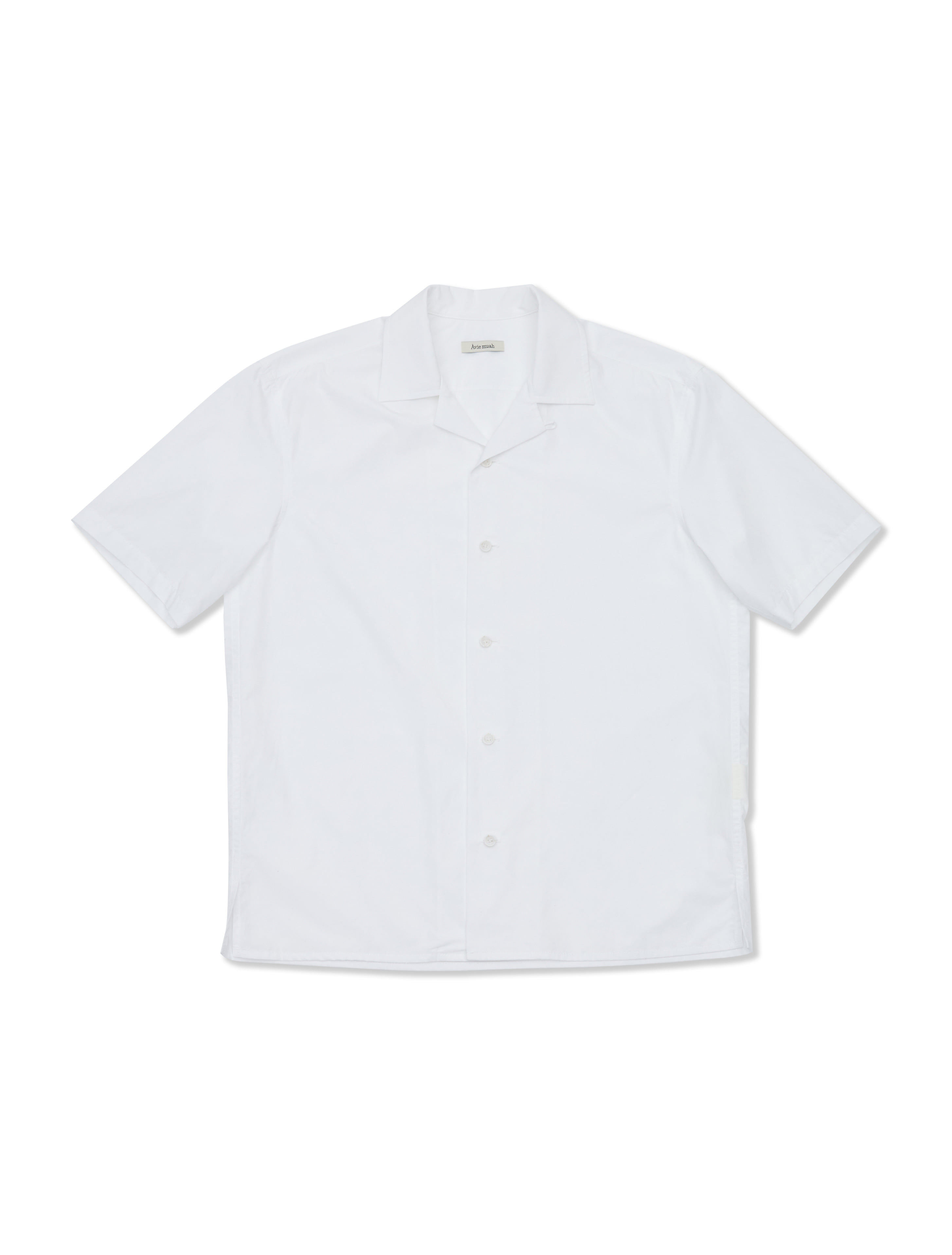 Camp-Collar Cotton-Poplin Shirt