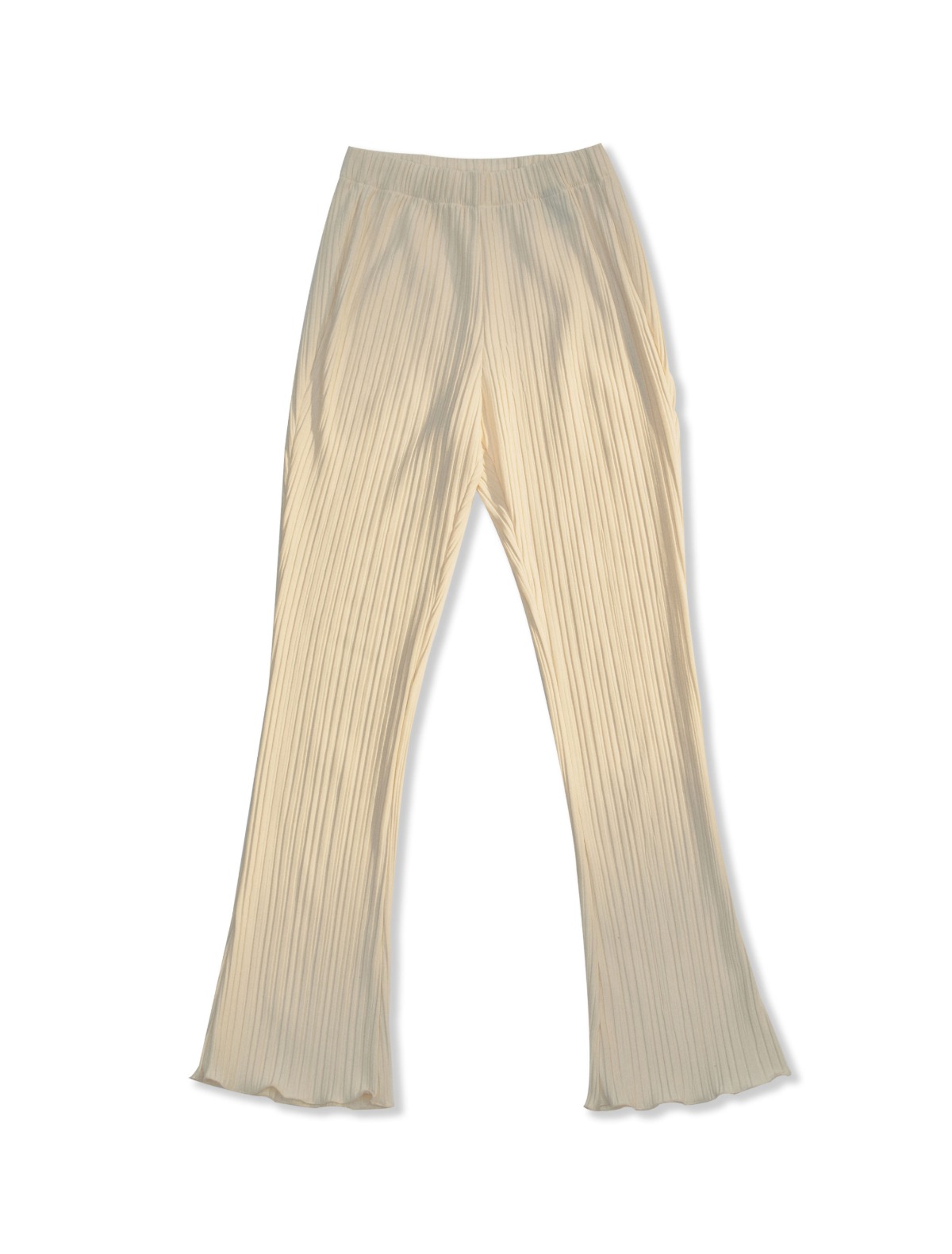 Ribbed Lounge Pants (Cream)
