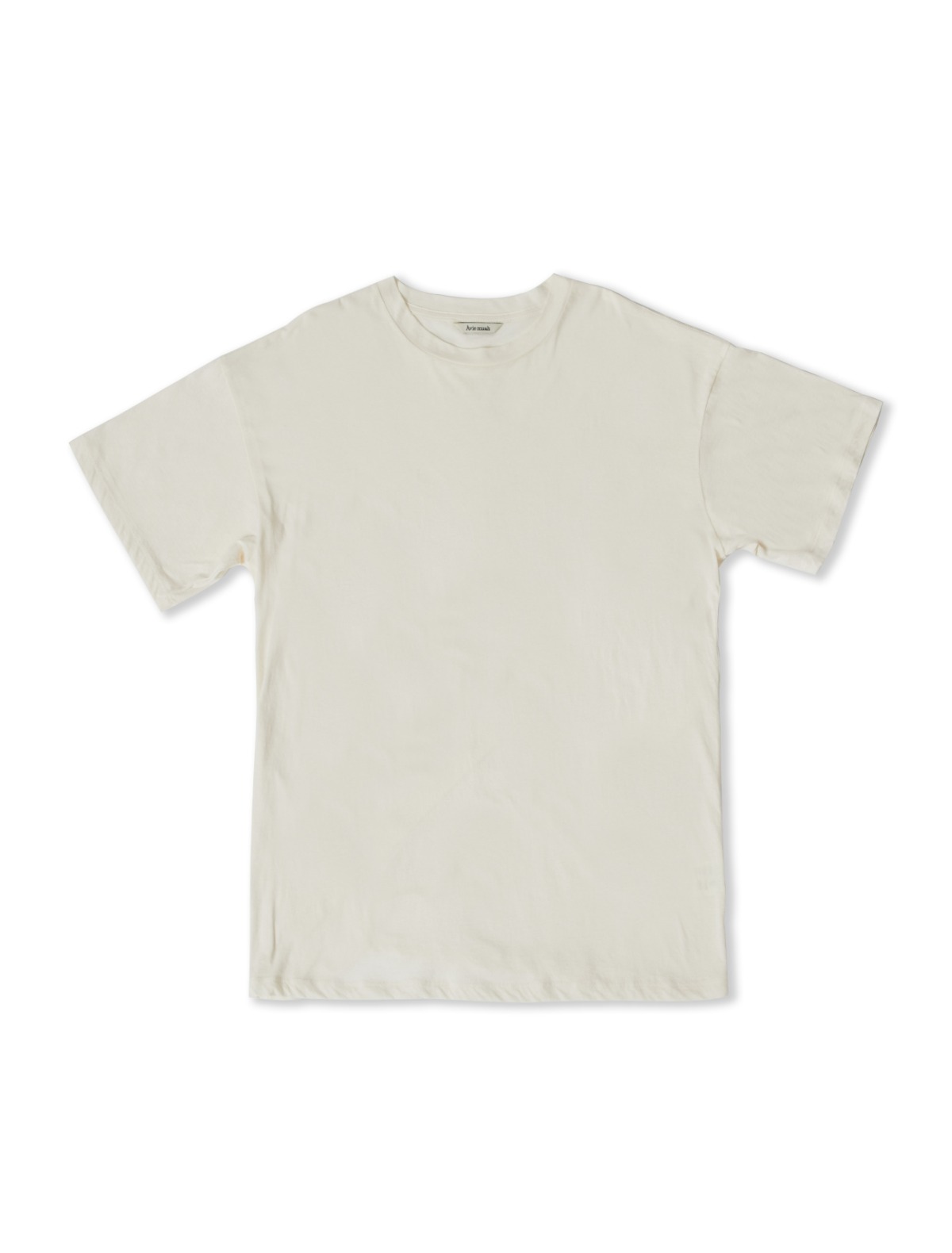 Cotton Long T-Shirt (Cream)